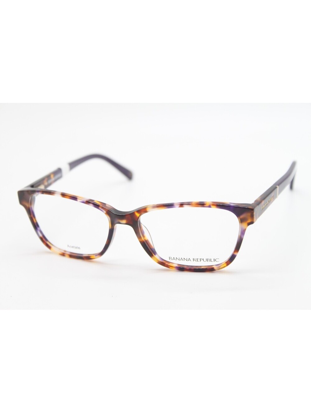NEW BANANA REPUBLIC CLARE DEX TORTOISE PURPLE AUTHENTIC EYEGLASSES 51-15